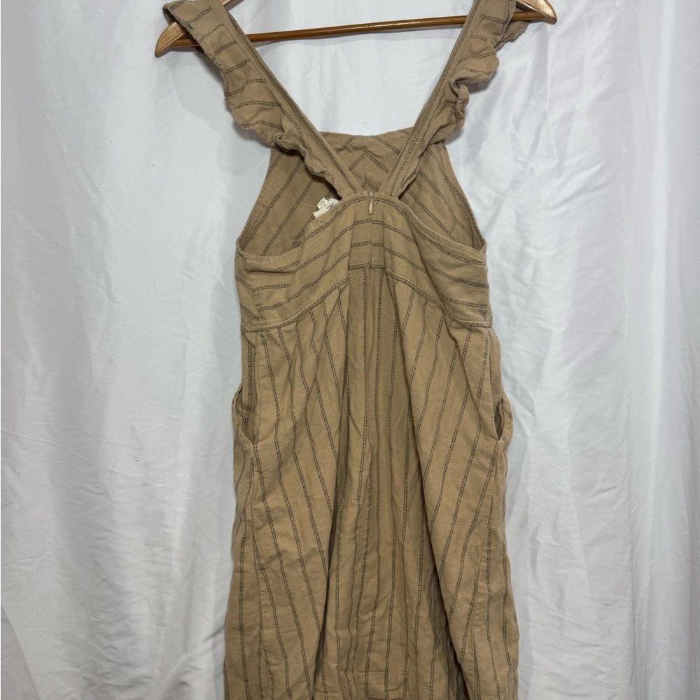 Orange Creek Tan Striped Midi Dress | Women’s Small - Picture 4 of 12